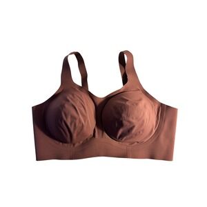 EVELYN BOBBIE The Beyond Bra Size 2XL Deep Mauve Full Coverage Comfort Wireless